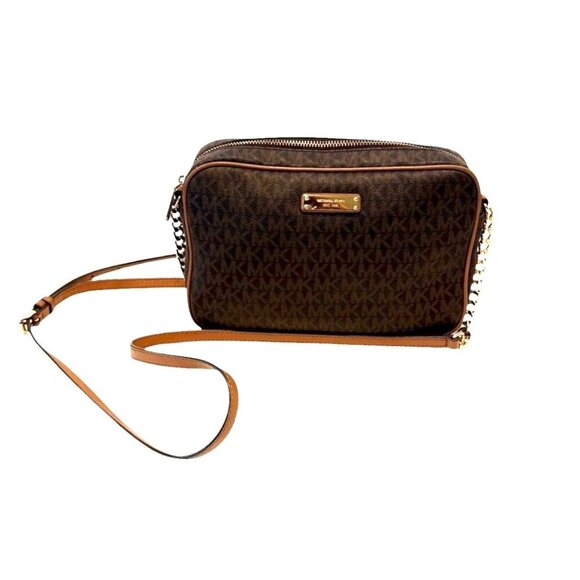 Michael Kors Women's Jet Set Logo Crossbody Shoulder Bag - Picture 3 of 14